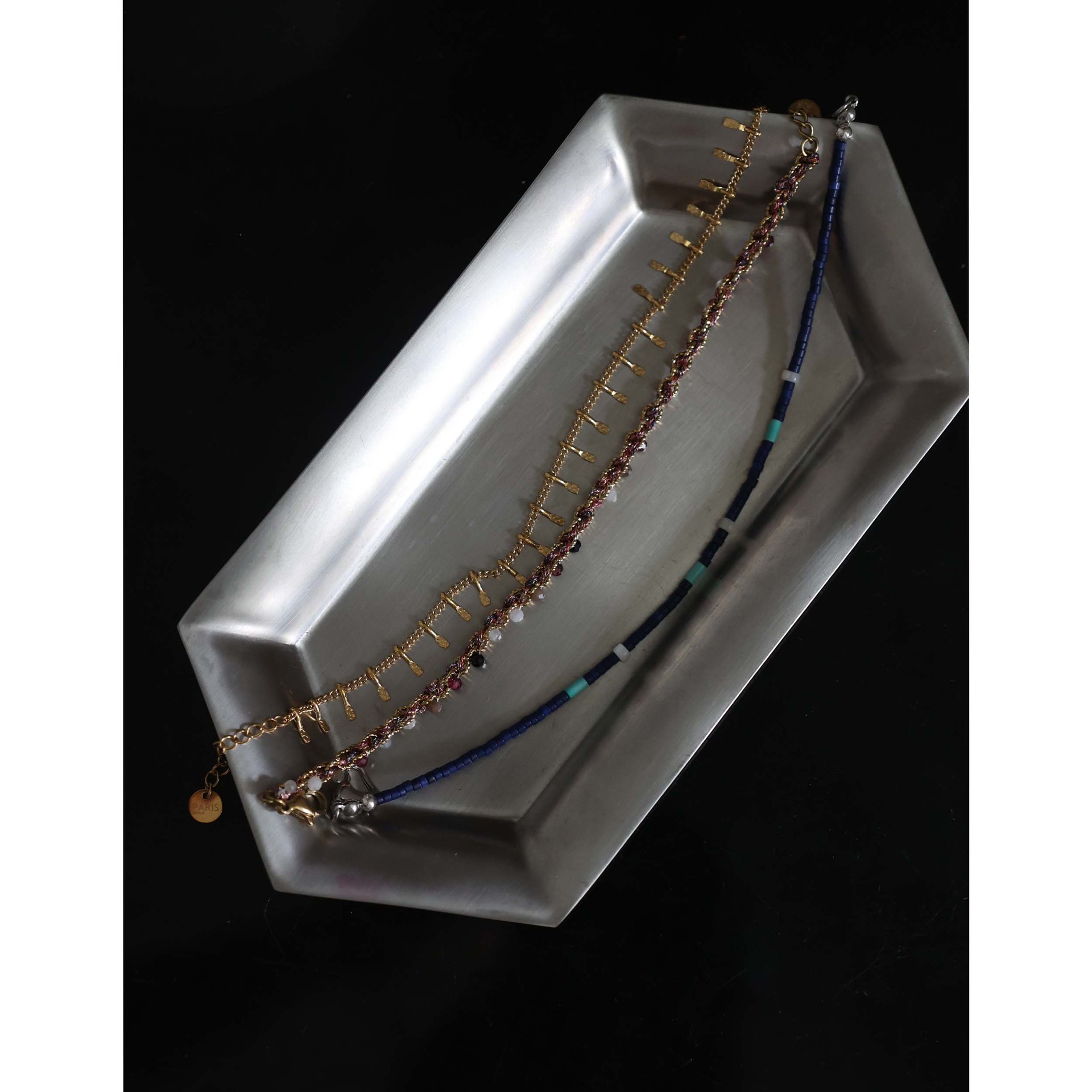 301 South France Vacation Series Handwoven Each Piece Has the Memory of Hands Long-termism Bracelet e12-9