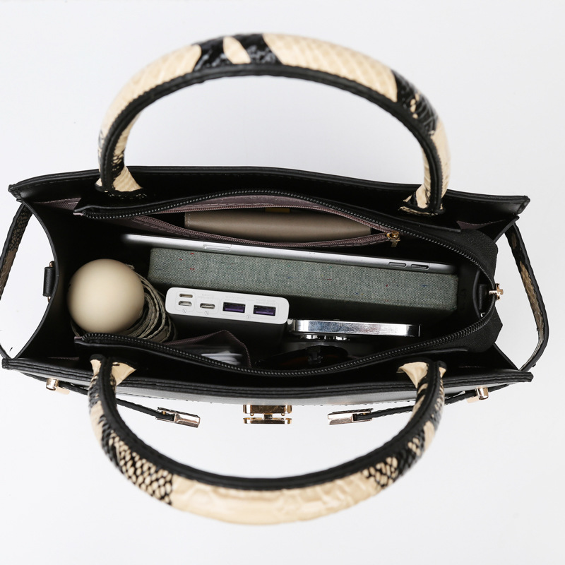 Handbags Women's Bag 2024 New Stone Grain Multi-piece Set Women's Bag Shoulder Crossbody Handbag
