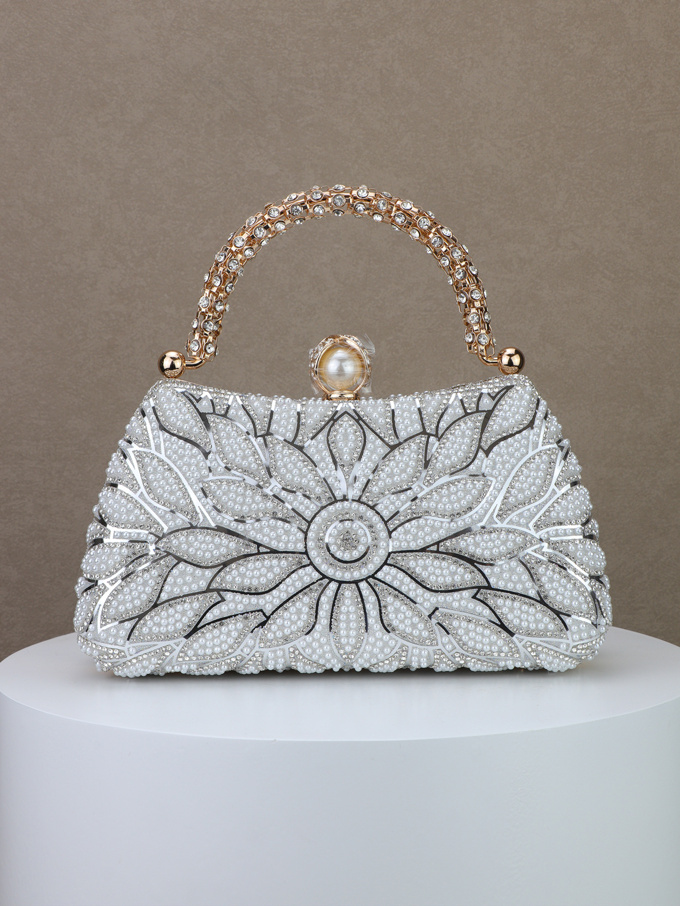 2026 New Evening Bag Women's Rhinestone Clutch Evening Bag Handbag Party Bag Banquet Bag
