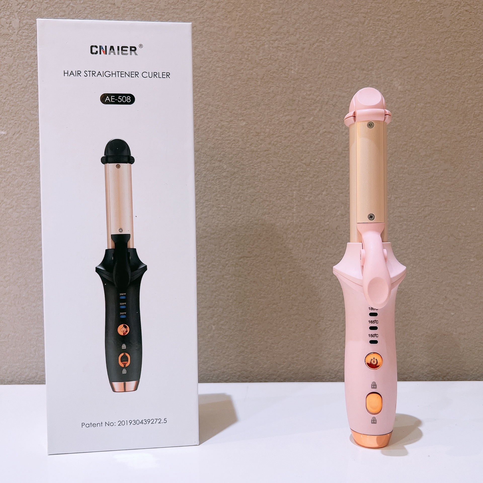 New Two-in-one Curling Iron Straight and Curl Two Use Bangs Inward Curl Hair Straightening Plate Clamp