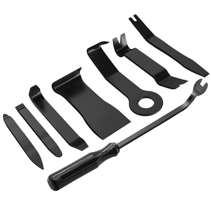 Car Disassembly Tool 8-Piece Set Interior Trim Panel Audio Navigation 6-Inch Screwdriver Lamp Pliers Pry Bar Tool
