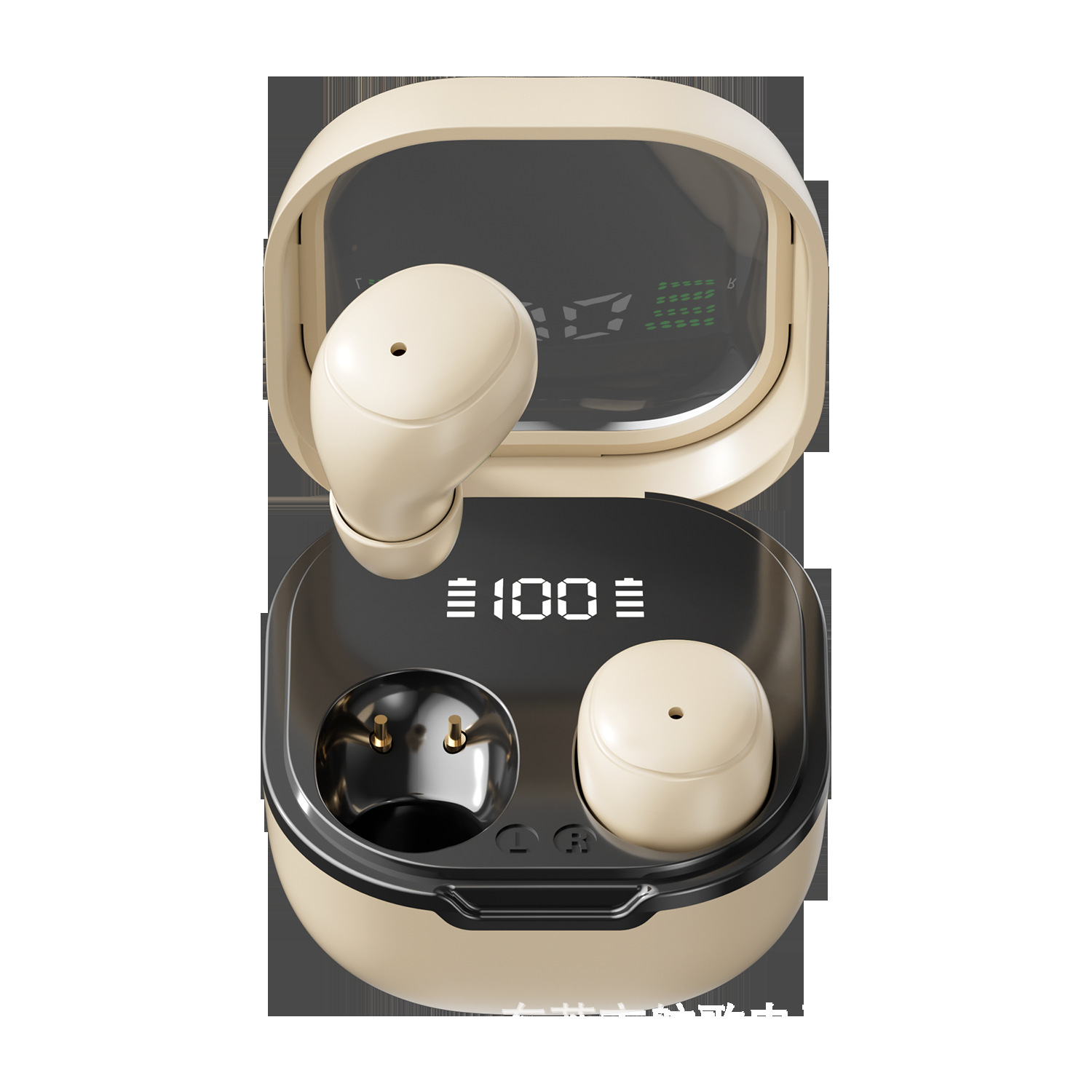 New sleep earphones long-wear no pain Bluetooth earphones M125 thin light mini compact noise-canceling digital display