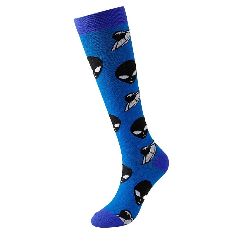 Amazon Cross-Border Spot More Than 200 Styles, Fashionable Long-Tube Men's and Women's Pressure Sports Socks, Sports and Outdoor Compression Socks