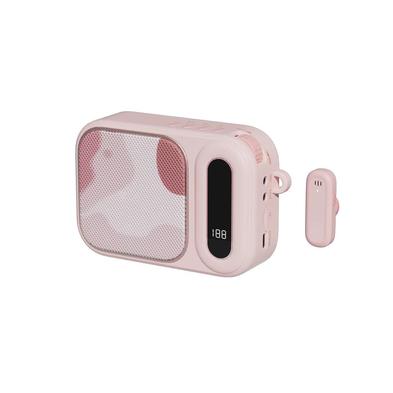 New wireless lavalier microphone teacher guide class dedicated small bee amplifier no howling long battery life Bluetooth
