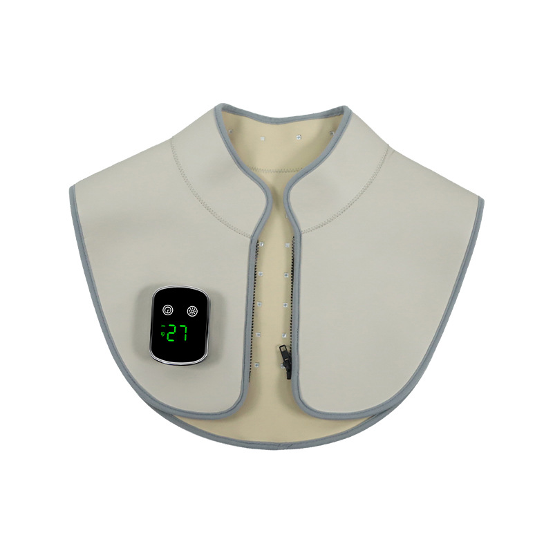 Electric Heating Neck Warmer Therapy Heat Compress Shawl Portable Electric Heating Neck Sleeve Washable Red Light Heating Shoulder Neck