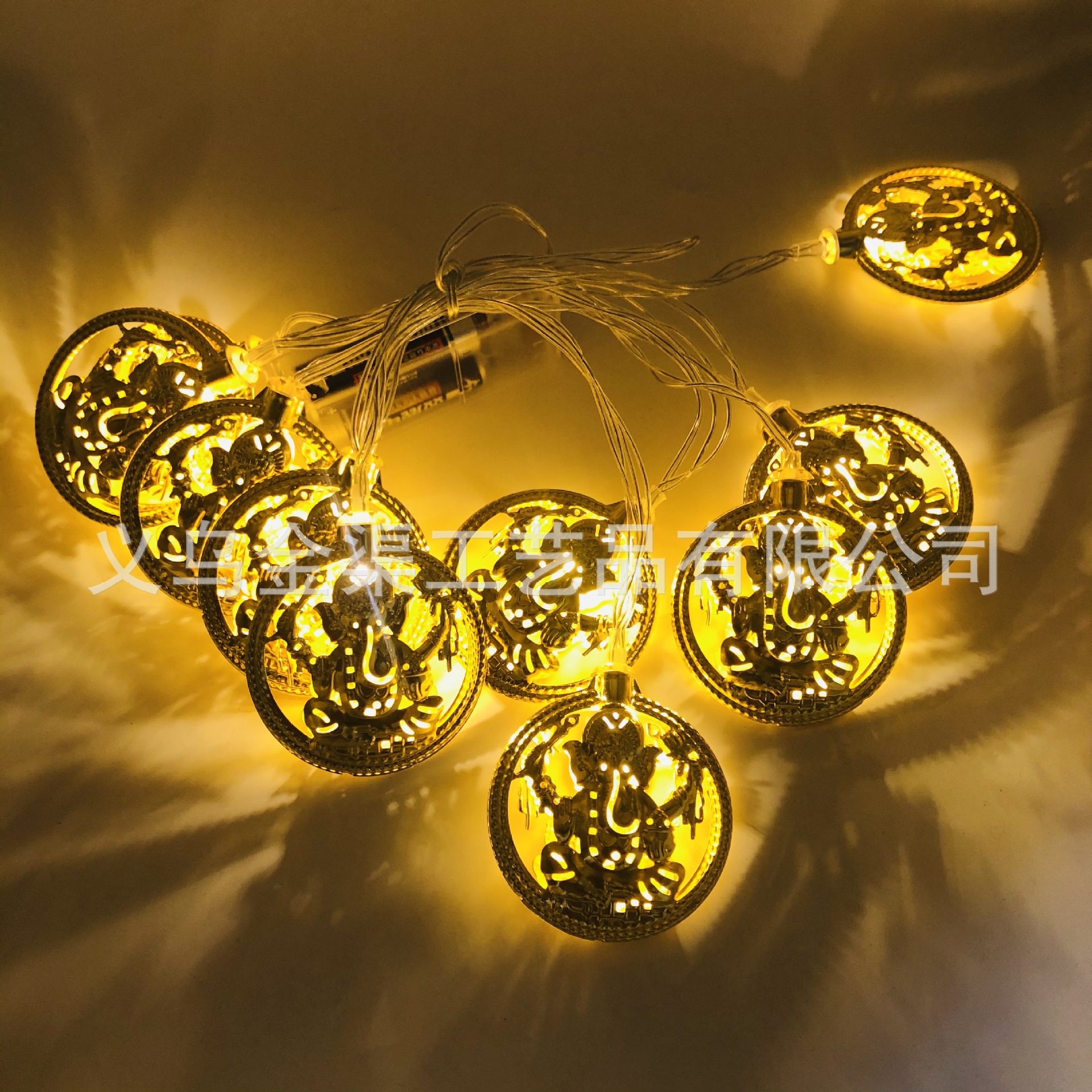 New Indian Diwali Light String LED Festival of Lights Decorative Light String Om Symbol Diwali