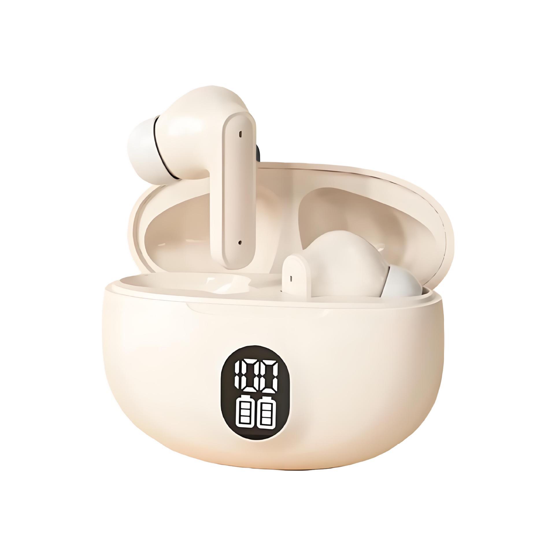 Huaqiangbei Y6 Bluetooth Earbuds Noise Cancelling Digital Display Ultra Long Battery Life H18 Wireless Bluetooth Earbuds