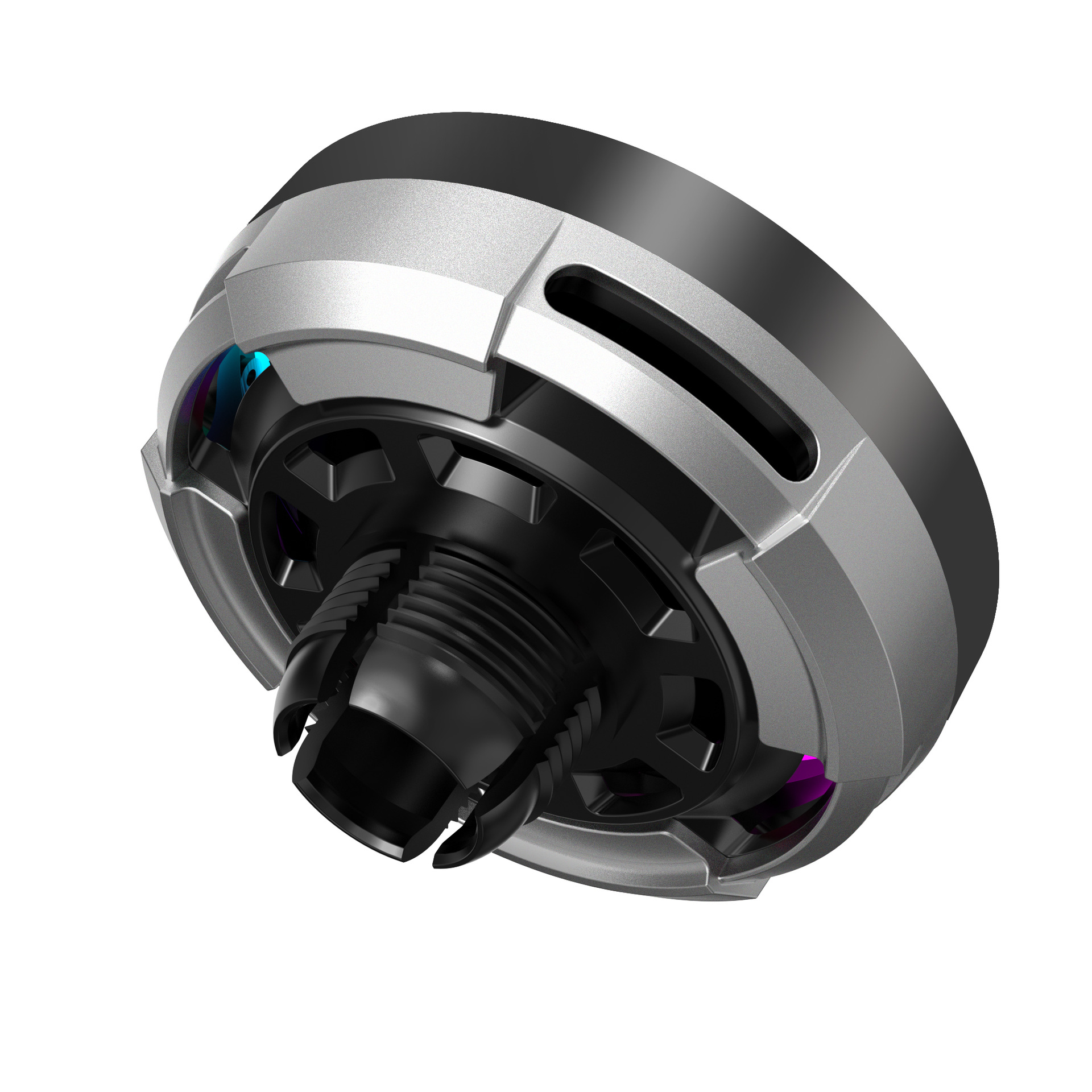 QI2 RGB light magnetic cooling fan car fast wireless charger phone mount for Apple Samsung