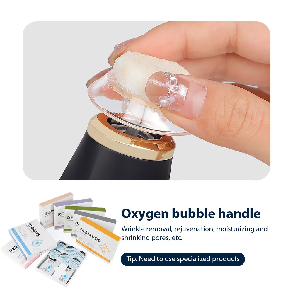 Oxygen Facial Deep Bubble Device Living Water Bubble Set Clean Hydrogen Oxygen Small Bubble Firming Beauty Device