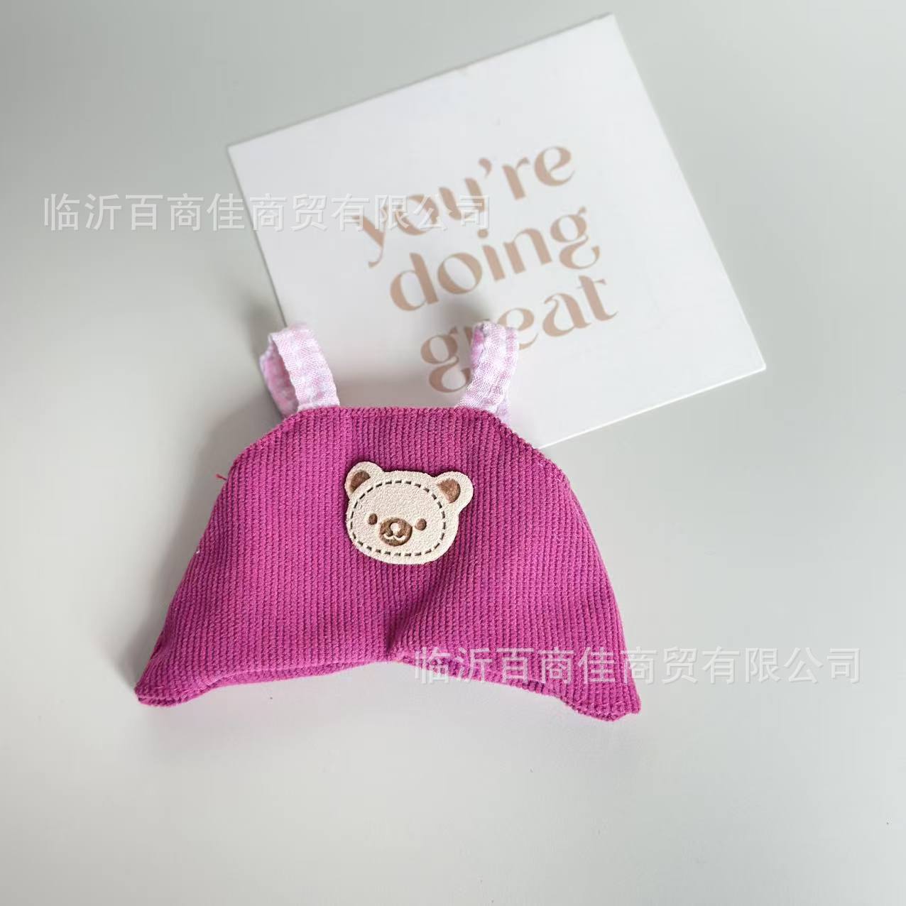 10cm overalls cotton clothes doll clothes 15cm labubu teddy bear overalls set doll clothes