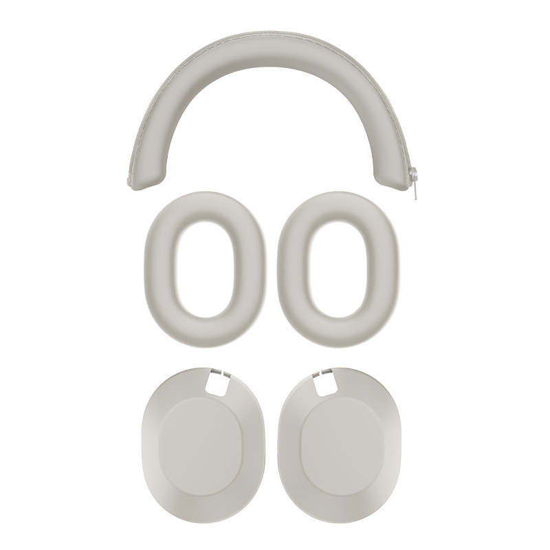 Compatible with Sony WH-1000XM6 headphone silicone protective case headband cover shell ear cap protective cover