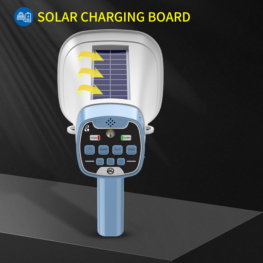 Solar Megaphone Wireless Bluetooth Outdoor Recording Horn Seller Multifunctional Handheld Amplifier