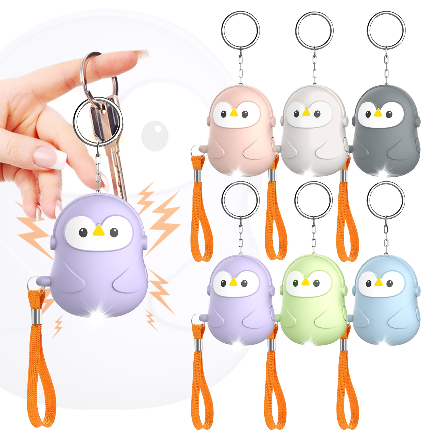 New Anti-wolf Device for Women Self-defense Children Students Elderly Emergency Caller Cute Keychain