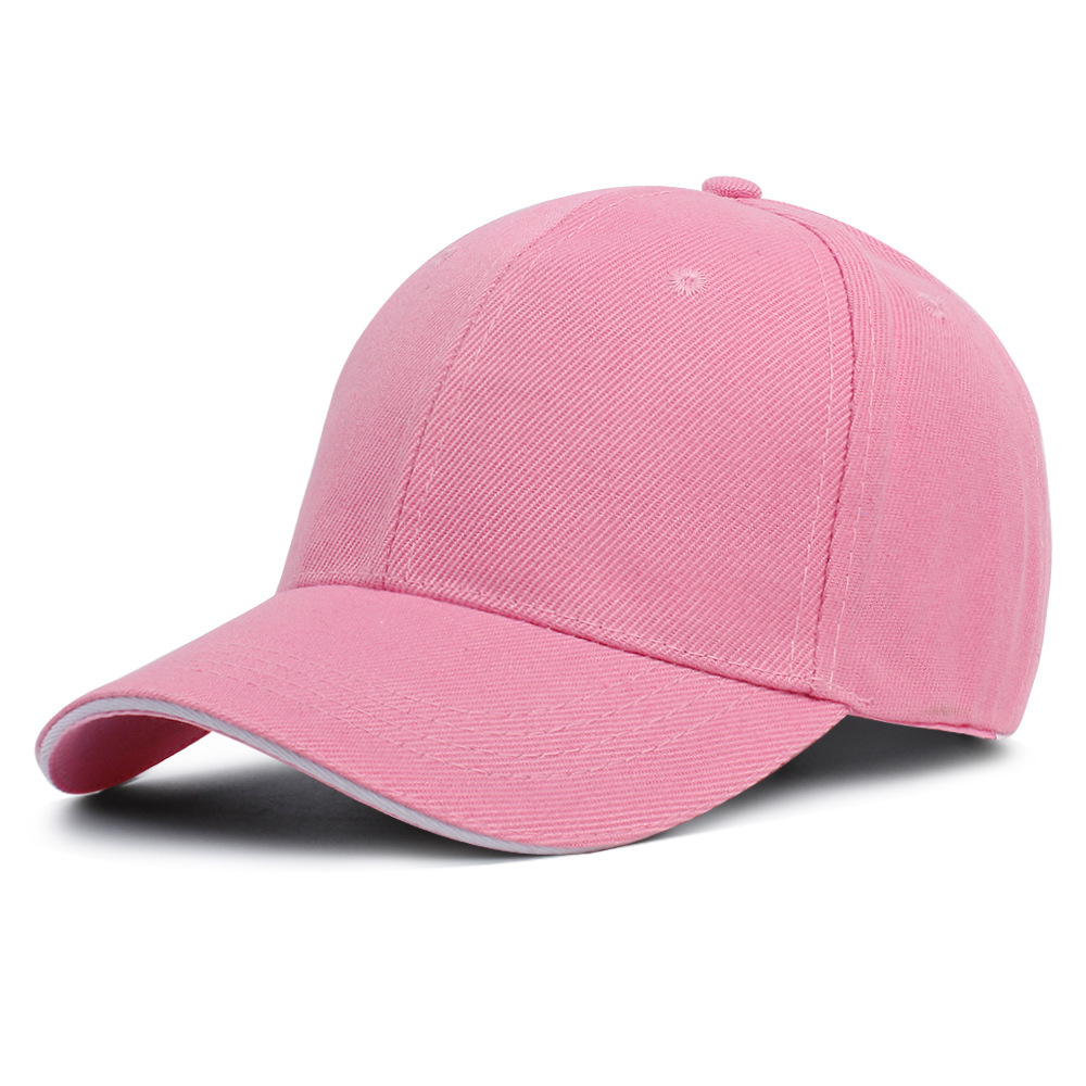 Hat Sandwich Lined Baseball Cap Solid Blank Visor Cap Work Hat Advertising Hat Heat Transfer Printing Cross