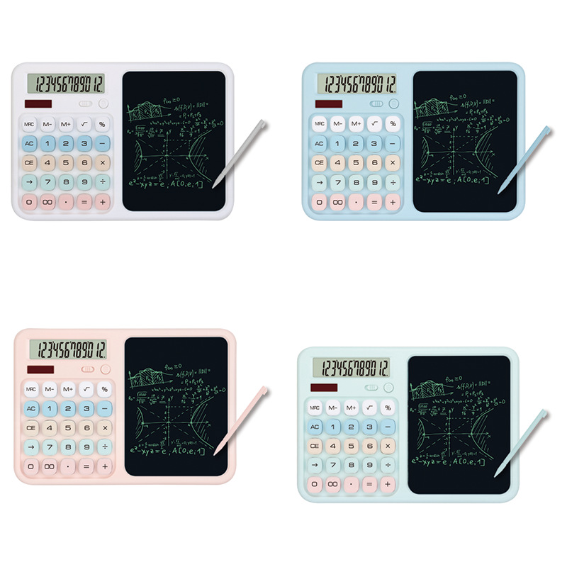 New dopamine fine handwriting multifunctional calculator writing board 2-in-1 calculator with writing board