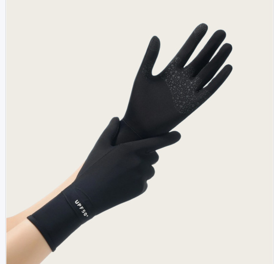 Sun Protection Sleeves, Summer Sun Protection Gloves for Women, Anti-Uv Long Gloves for Driving, Non-Slip, Breathable, Outdoor Cycling Arm Protectors