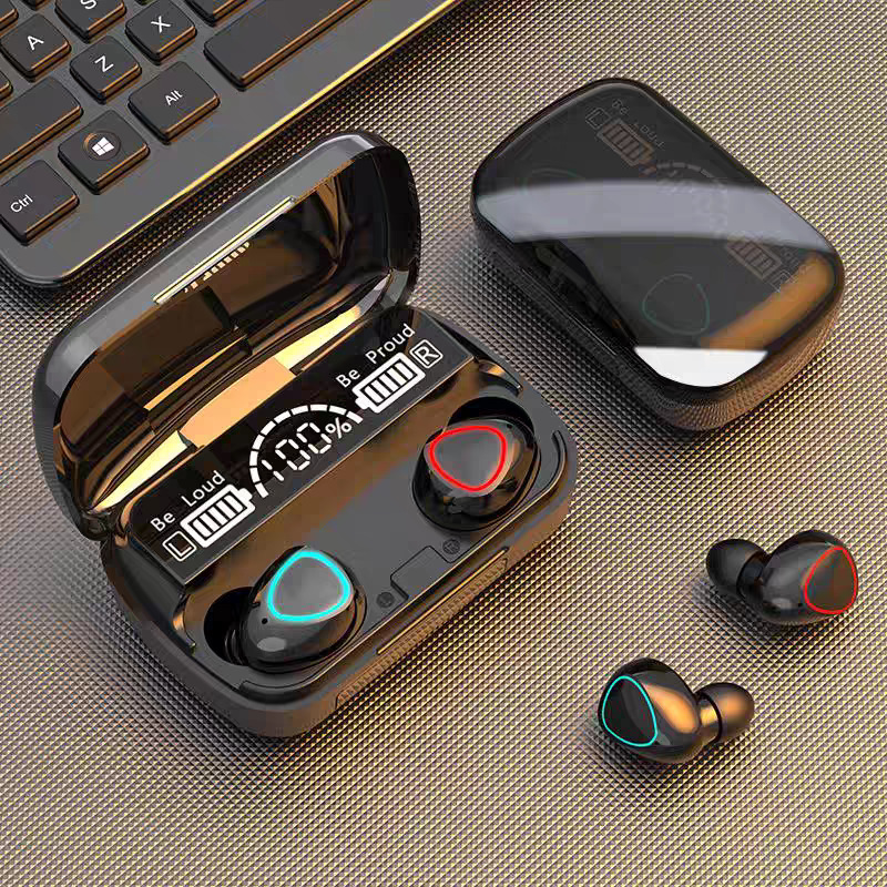 Huaqiangbei Digital F9 Bluetooth Earbuds y30 M10 Ultra Long Battery Life Wireless Bluetooth Earbuds with Custom Label