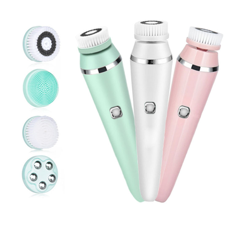 New Electric Face Cleanser Beauty Instrument Multifunctional Waterproof Face Washer Ultrasonic Facial Face Brush