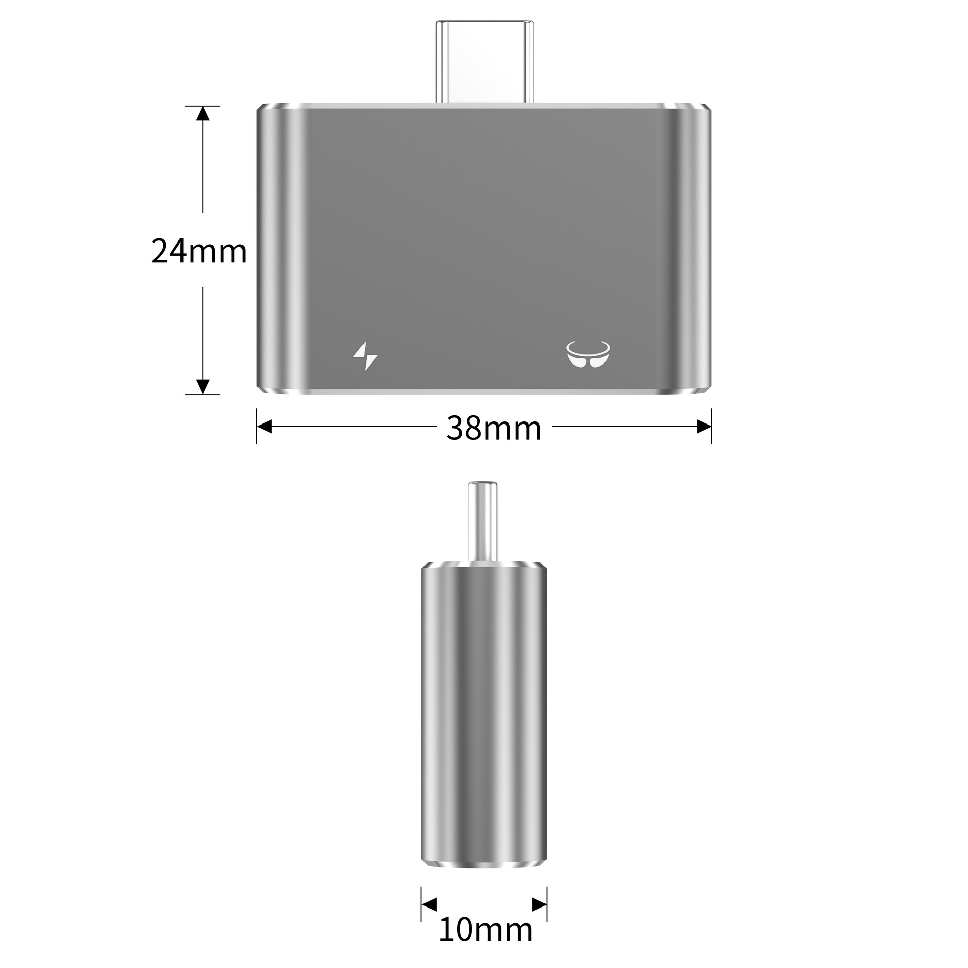 New AR glasses docking station mobile phone tablet PD charging data transmission two-in-one Type-C adapter