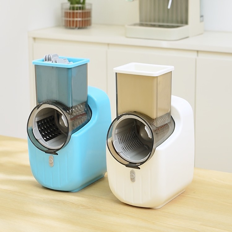 Electric Vegetable Cutter Home Multi-Function Roller Cutter Commercial Automatic Wireless Slicing Shredding Machine