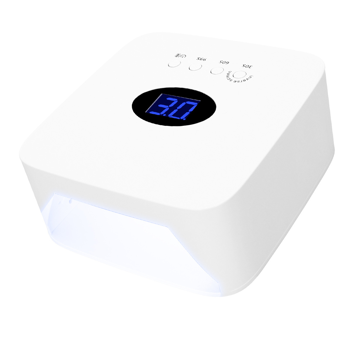 Large Capacity Rechargeable LED UV Lamp Portable Wireless Dual USB Fast Drying Smart Induction Nail Lamp
