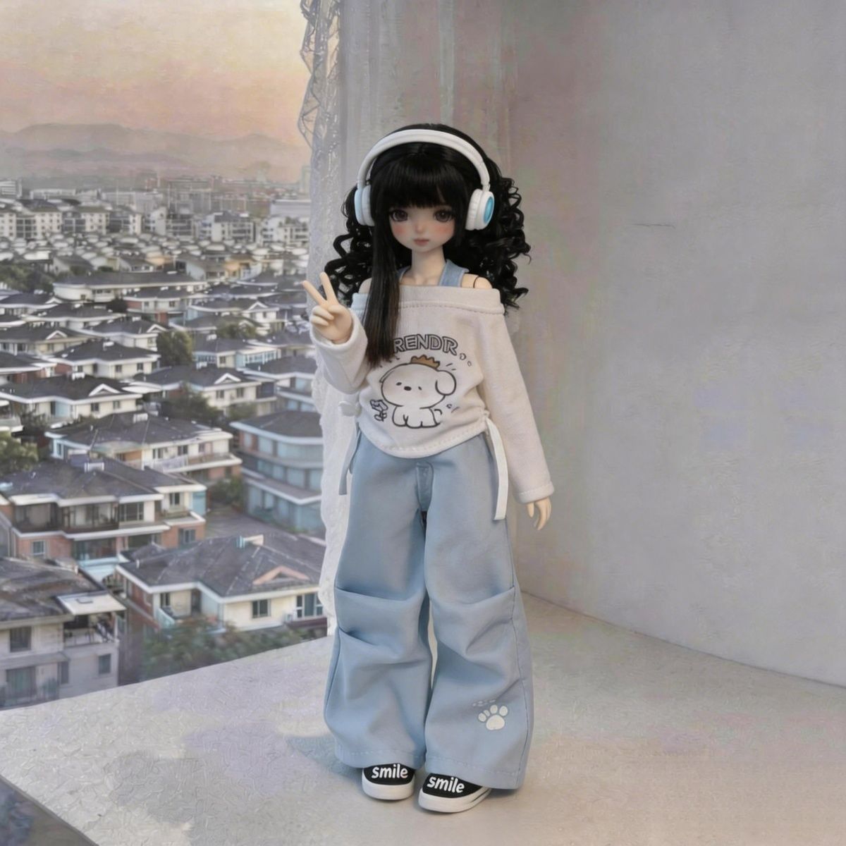 New BJD super cute light oxygen style "Azone 6-point" "ob22" "ob24" doll clothes full set