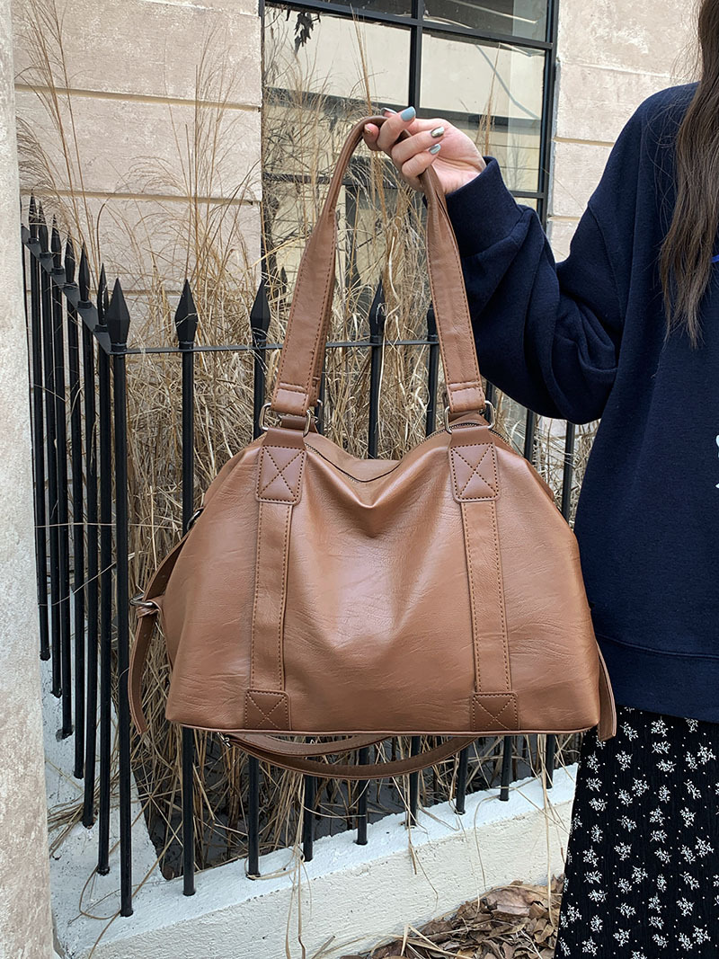 Handheld Travel Bag for Women 2026 New Casual Tote Bag Large Capacity Crossbody Bag Luggage Bag