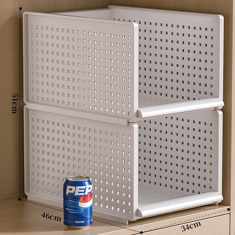 Wardrobe layered partition storage drawer-type clothing organizer bedroom dormitory wardrobe storage box