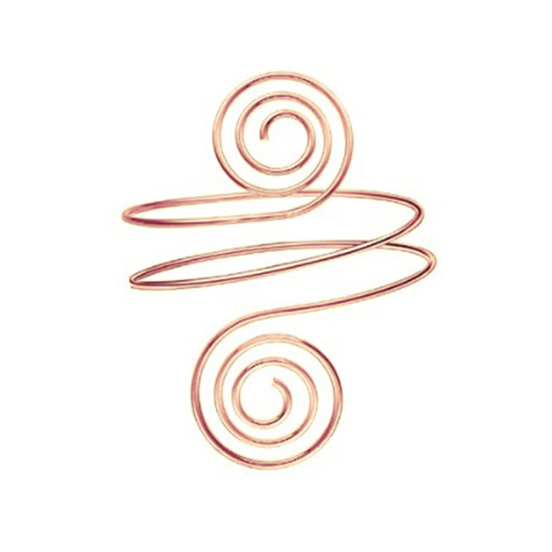 New eBay accessory punk exaggerated metal spiral bracelet arm ring