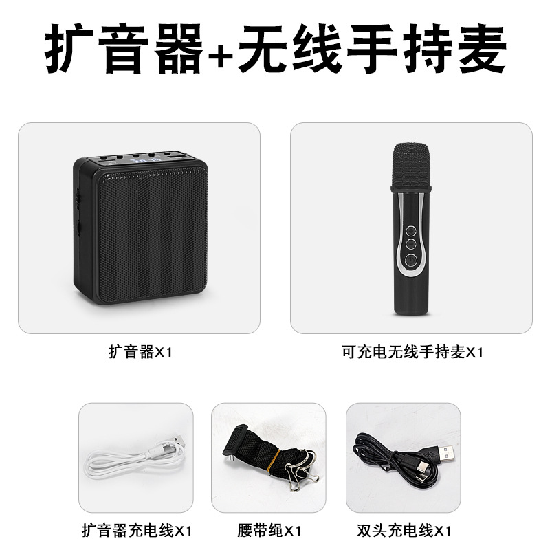 Zhisheng Wireless Amplifier Teacher Waist-Mounted Headset Earphone Player Guide Lecture Loud Volume Children Speaker