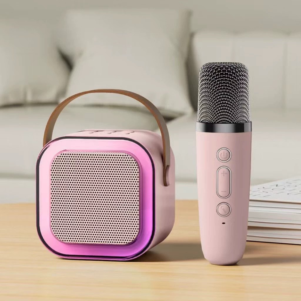 k12 Bluetooth speaker microphone all-in-one karaoke mini outdoor karaoke speaker