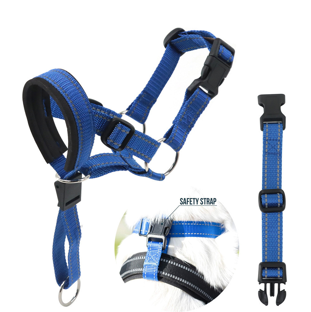 Pet Supplies Pet Muzzle Nylon Dog Muzzle Dog Mouth Rope Anti-Bark Anti-Bite Anti-Pull Dog Rope