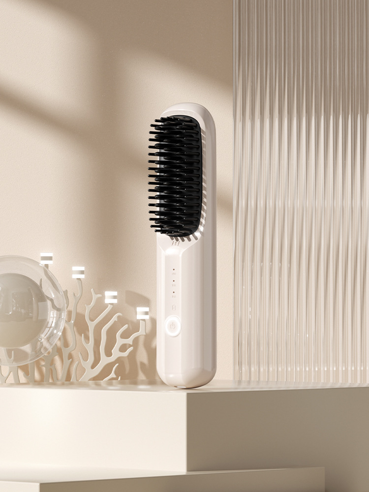New straightening comb wireless straightening comb negative ion straightening comb wireless straightening and curling portable straightening and curling comb