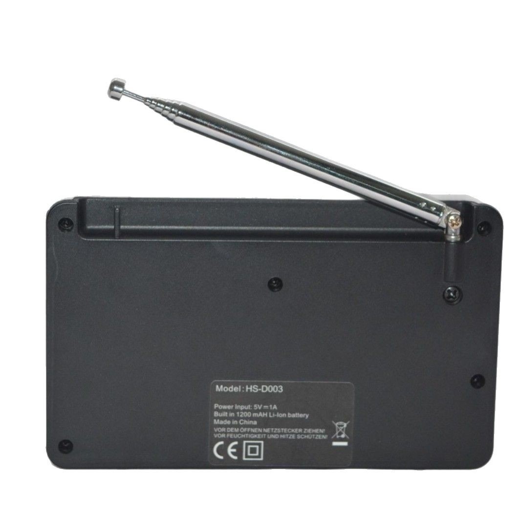 [Europe] DAB+FM Dual-Band Radio, High-Definition Sound Digital Broadcast One-Key Station Search Customizable