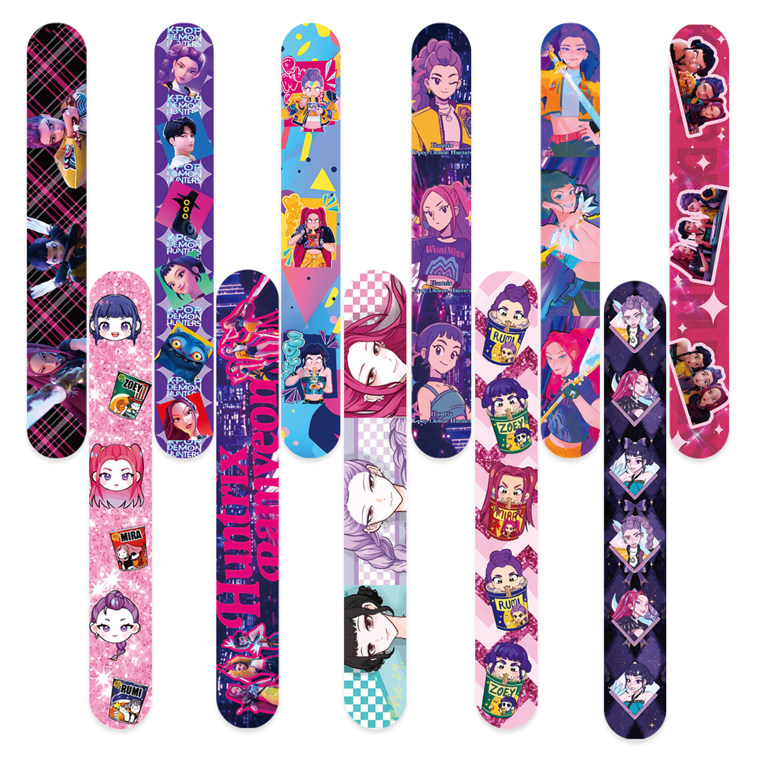 New K-POP Witch Hunters Slap Bracelet Witch Hunters Clap Wristband Children's Slap Bracelet PVC Slap Wristband