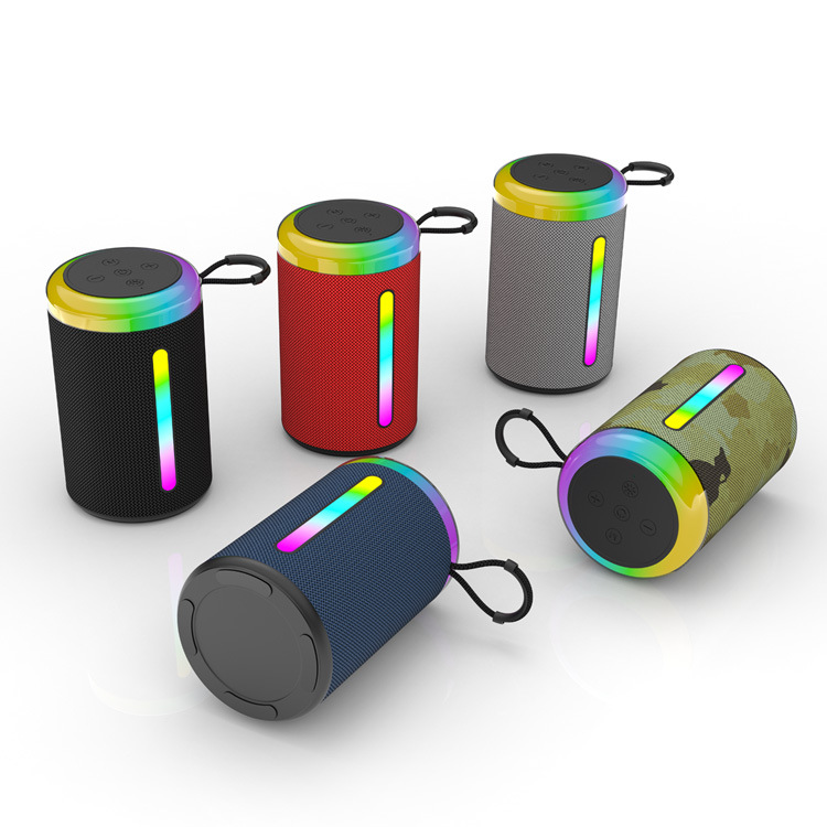 New U22 Bluetooth Speaker RGB Light Handheld Outdoor Portable Fabric Subwoofer Mini Card Audio