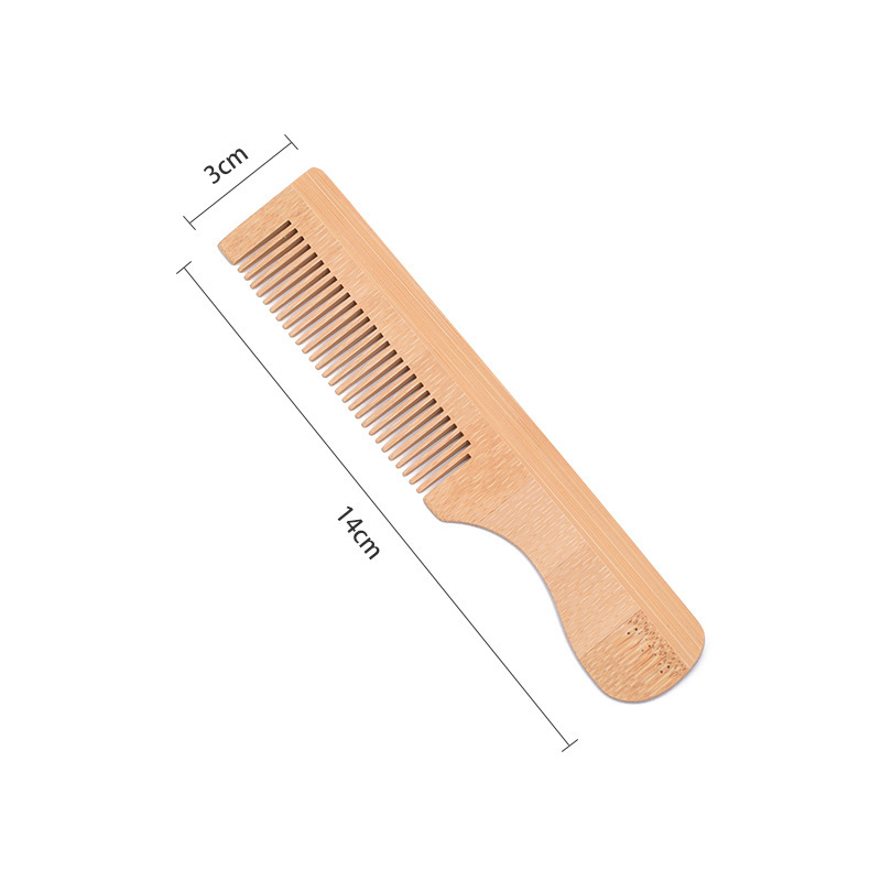 Bamboo hotel comb, disposable comb, portable bamboo comb, household hotel guesthouse female small comb