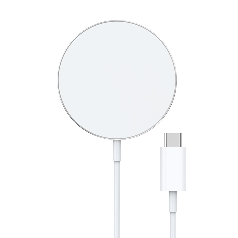 C05 aluminum alloy magnetic wireless charger fast magnetic wireless charging for Apple phone wireless charger