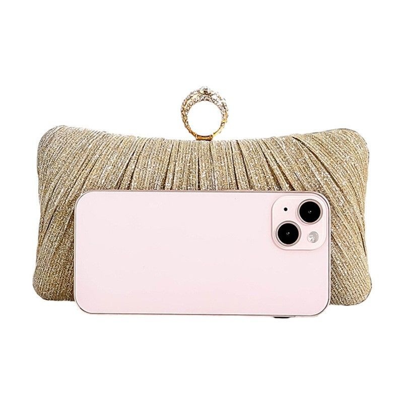 2025 New Ring Bag Large Capacity Evening Dress New Evening Bag Women's Clutch Evening Bag