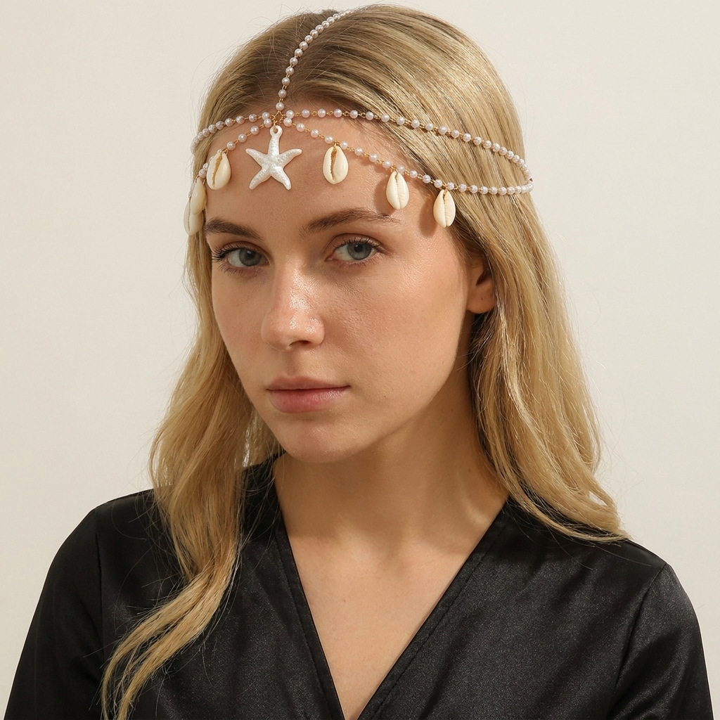 Exotic Rhinestone Chain Headband Headpiece Bride Hairband Accessories
