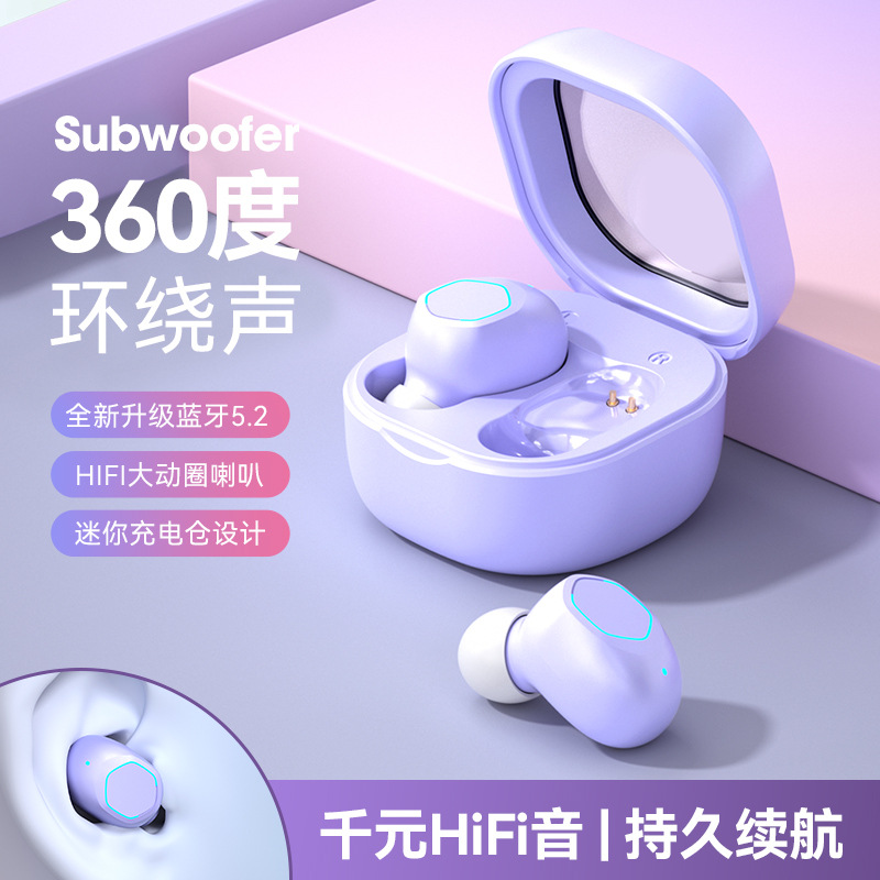 New m21 TWS Bluetooth earphones true wireless in-ear mini sports noise-canceling high sound quality low latency earphones