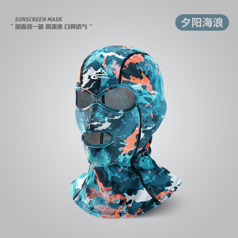 Summer Sun Protection Head Cover Men Women Outdoor Water Beach Swimming Face Mask Breathable UV Protection Facekini XTJ126
