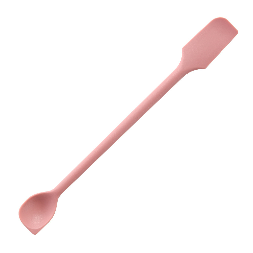 Silicone Scraper Jam Spatula Double-Ended Jam Scraper Spoon Household Kitchen Double-Ended Stirring Spoon Small Spoon
