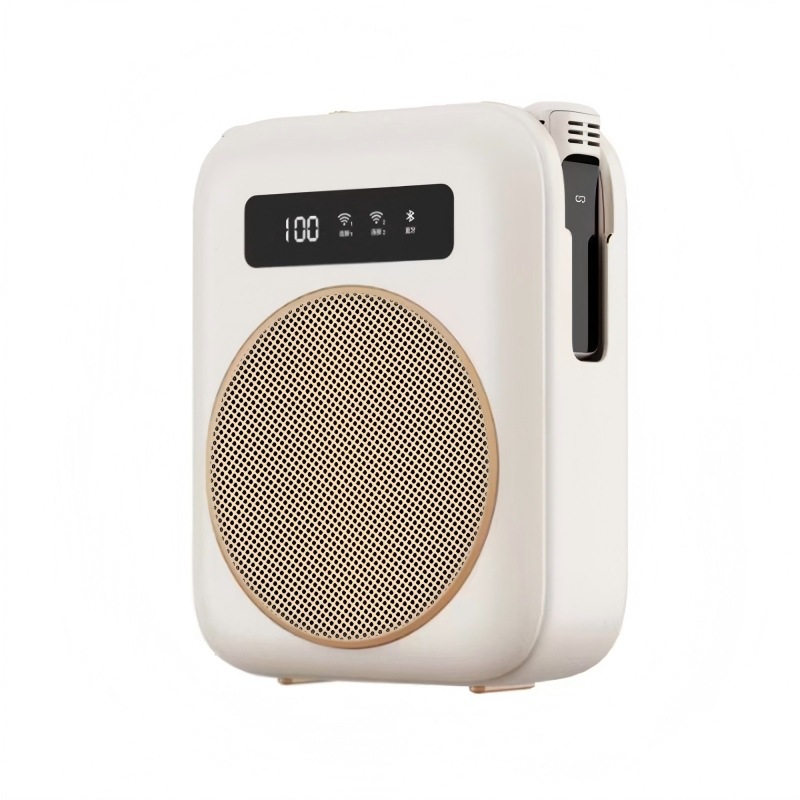 Little Bee Wireless Portable Amplifier, New Anti-Howling Clip-on Mic Amplifier for Teachers and Tour Guides, Loud Speaker