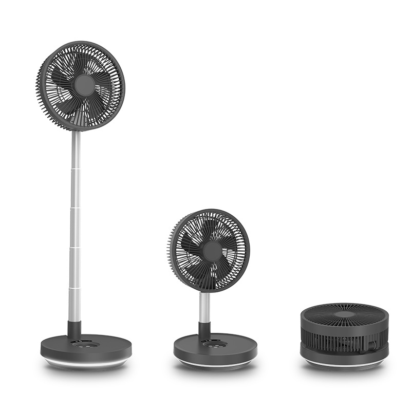 2025 New USB Desktop Air Circulation Fan Remote Control Home Outdoor Portable Folding Camping Fan