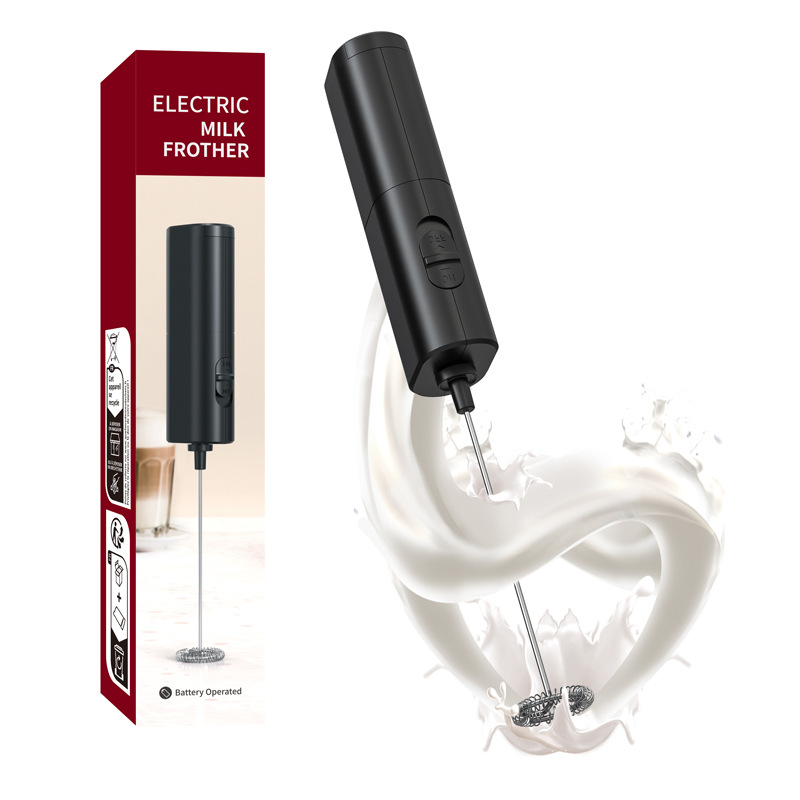 Straight Hair Electric Milk Frother Mini Handheld Automatic Frother Electric Milk Frother