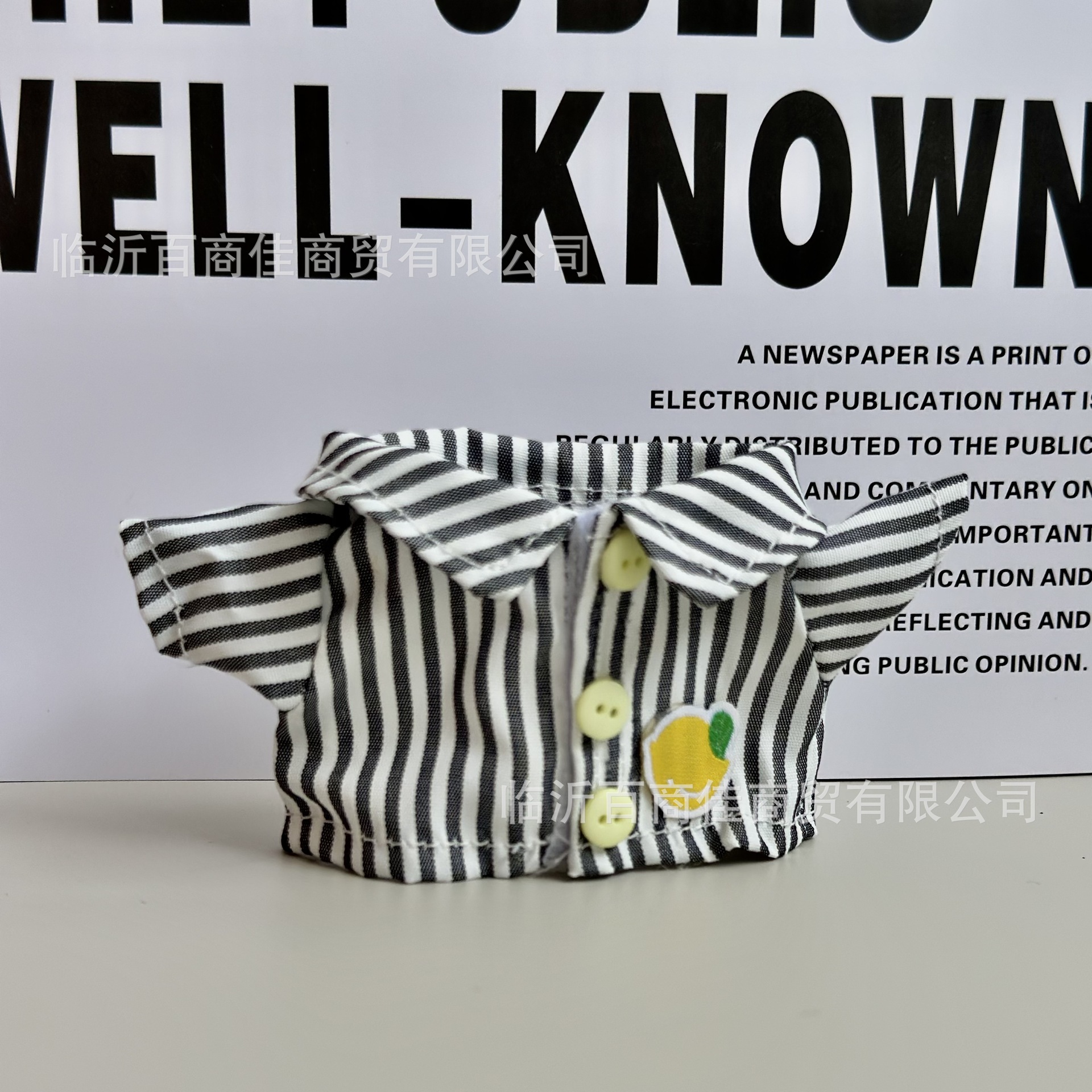 Long-legged KT shirt 17CM labubu first second third generation vinyl cotton doll small shirt Shirley Mei cardigan doll clothes