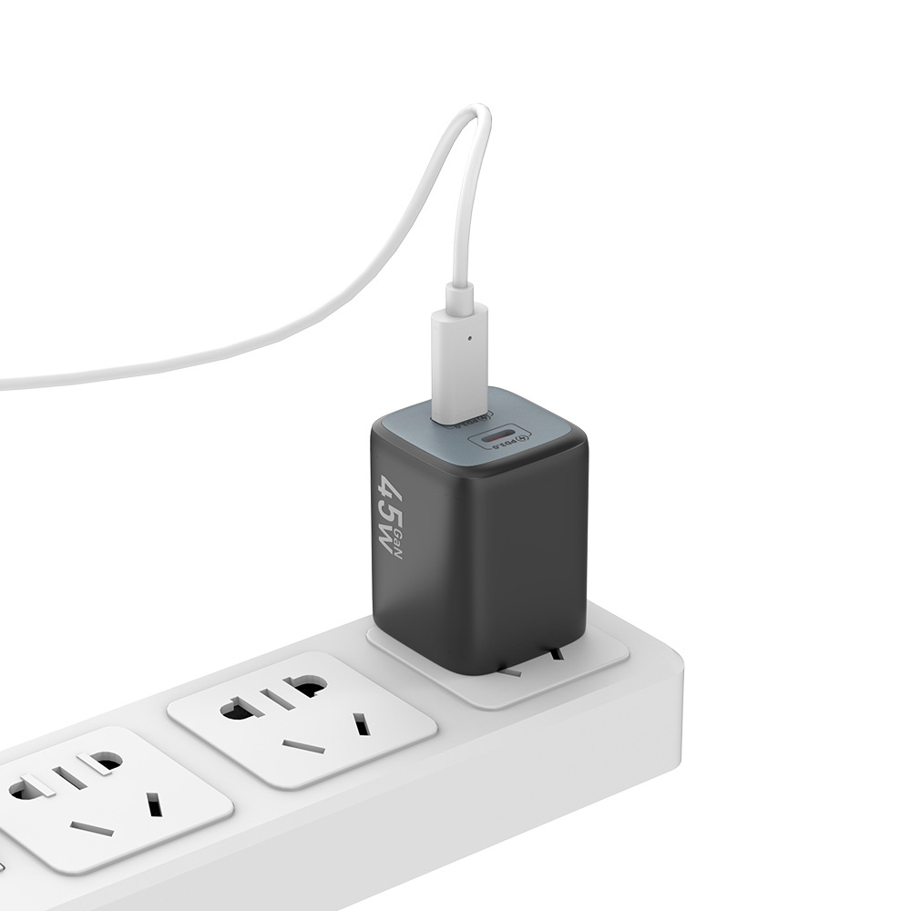 US Standard PD45W ETL Certified Charger GaN Fast Charging Head Phone Computer Tablet Power Adapter