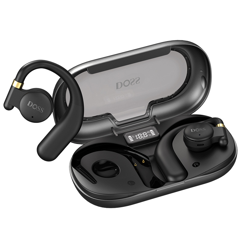 DOSS True Wireless Bluetooth Earbuds OWS Open-Ear Noise Reduction Outdoor Cycling Sports Waterproof Game