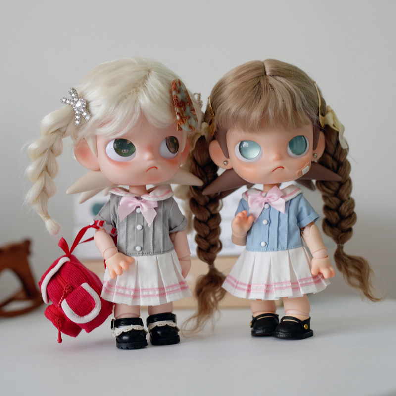 Doll clothes Labubu zsiga Gazi clothes JK uniform doll outfit change handmade